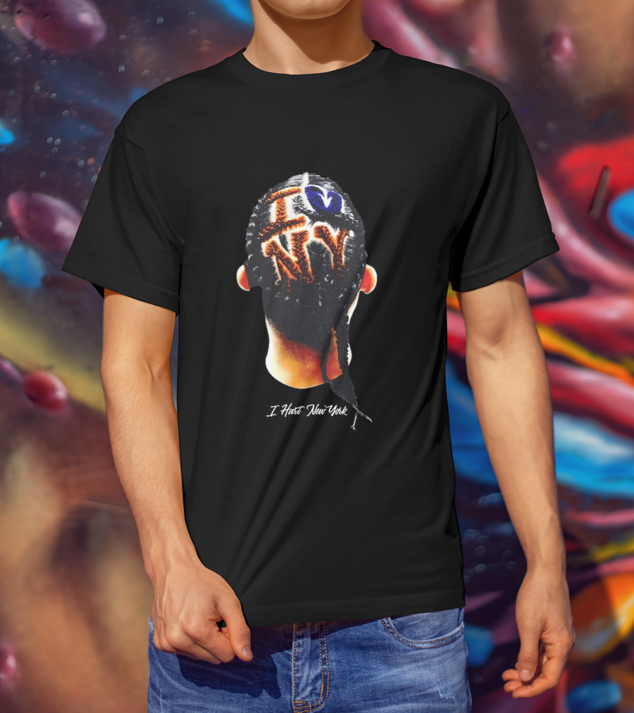 Josh Hart I Love New York Knicks NBA Hair 2026 T-Shirt