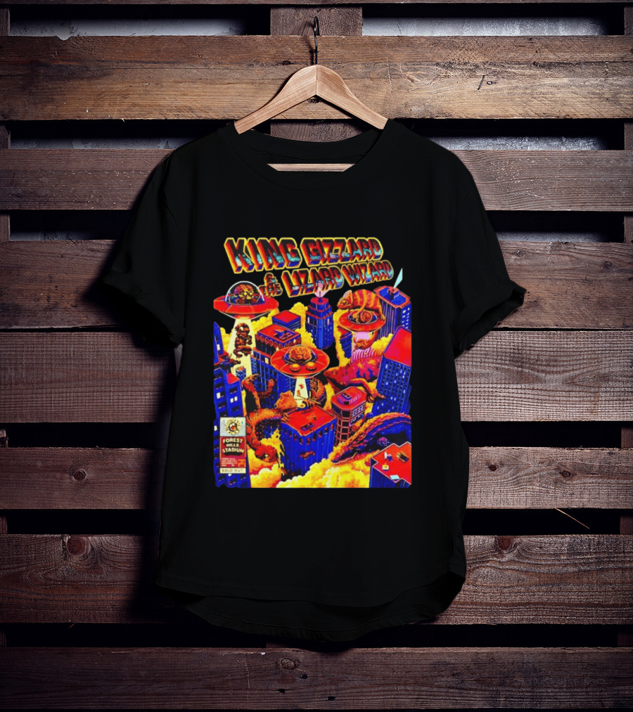 King Gizzard & The Lizard Wizard Forest Hills Stadium Sold Out Giant Monsters City Tour 2026 T-Shirt