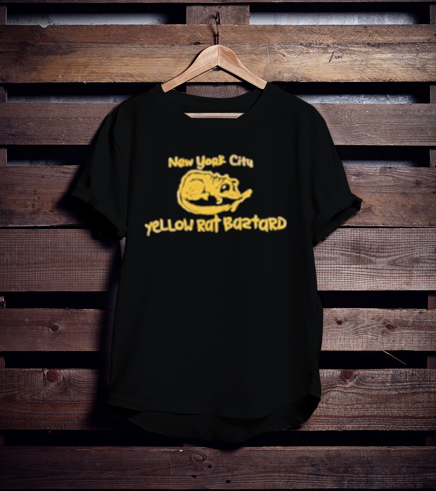 New York City Yellow Rat Bastard Iconic Urban Streetwear Brand T-Shirt