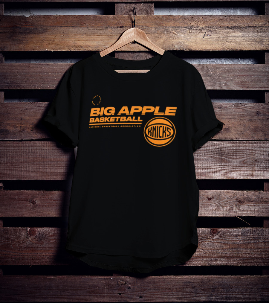 Big Apple Basketball New York Knicks National Basketball Association T-Shirt