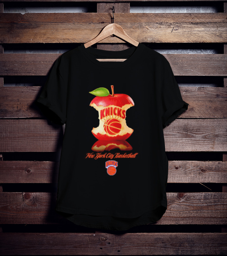 New York Knicks Big Apple Basketball NYC T-Shirt