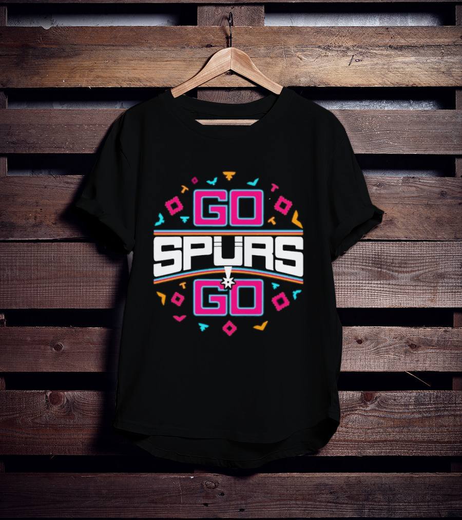 Go Spurs Go San Antonio Spurs NBA Team Spirit Celebration T-Shirt