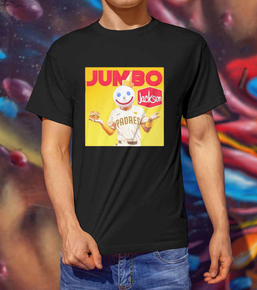 San Diego Padres MLB Jumbo Jack Jackson Collaboration T-Shirt