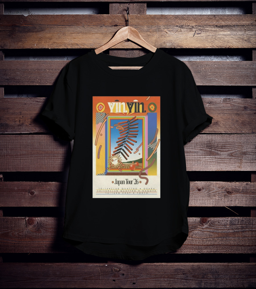 YinYin Japan Tour 2026 Club Quattro Osaka Nagoya Tokyo T-Shirt