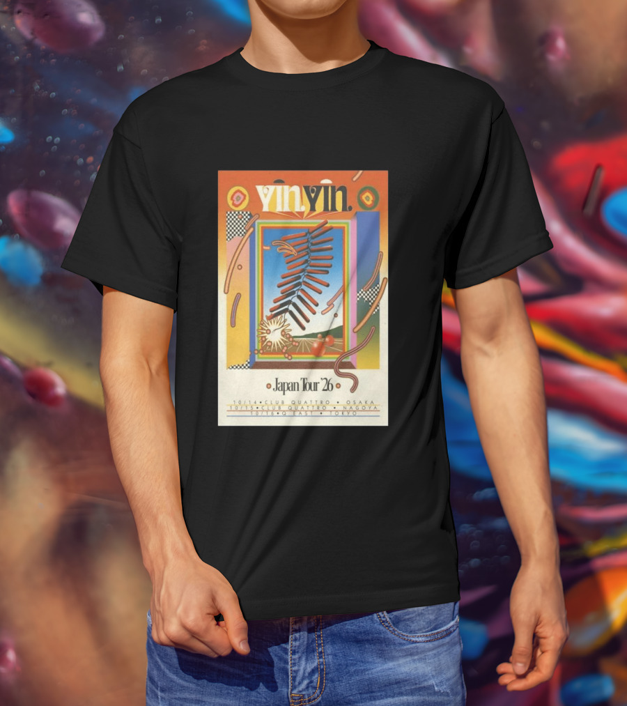 YinYin Japan Tour 2026 Club Quattro Osaka Nagoya Tokyo T-Shirt