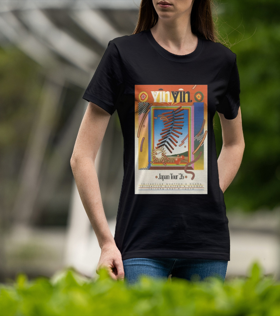 YinYin Japan Tour 2026 Club Quattro Osaka Nagoya Tokyo T-Shirt