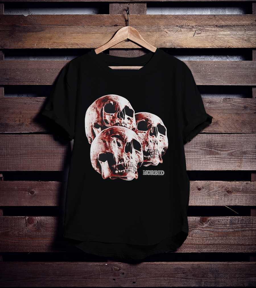 Skulls Skeleton Bones Cranium Head Anatomy Morbid Horror Death Mortality Macabre Incognito T-Shirt