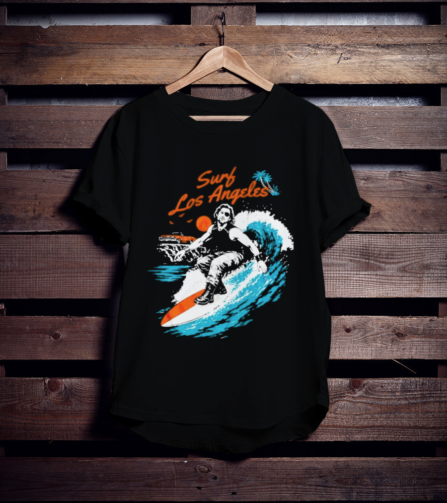 Surf Los Angeles Snake Plissken Escape From New York T-Shirt