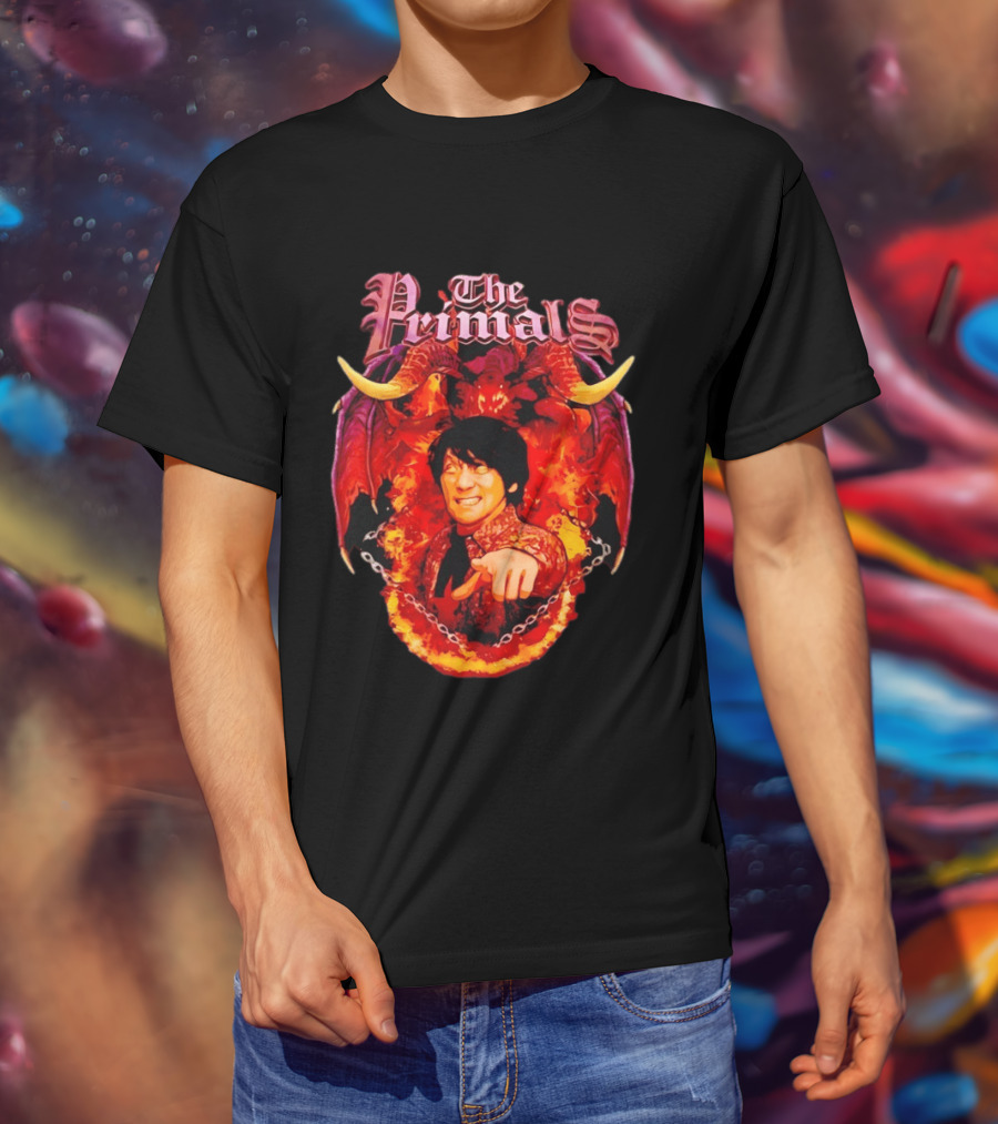 The Primals Naoki Yoshida Yoshi P Final Fantasy XIV Eorzea Square Enix Flame T-Shirt