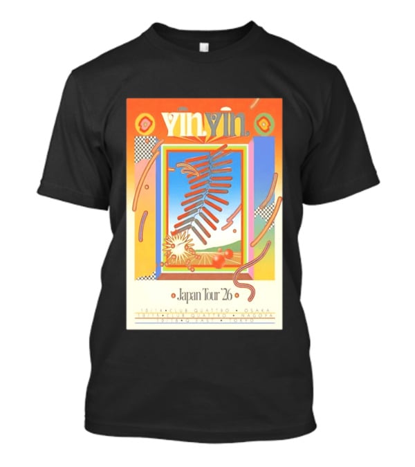 Yin Yin Japan Tour 26 Club Quattro Osaka Nagoya Q East Tokyo T-Shirt