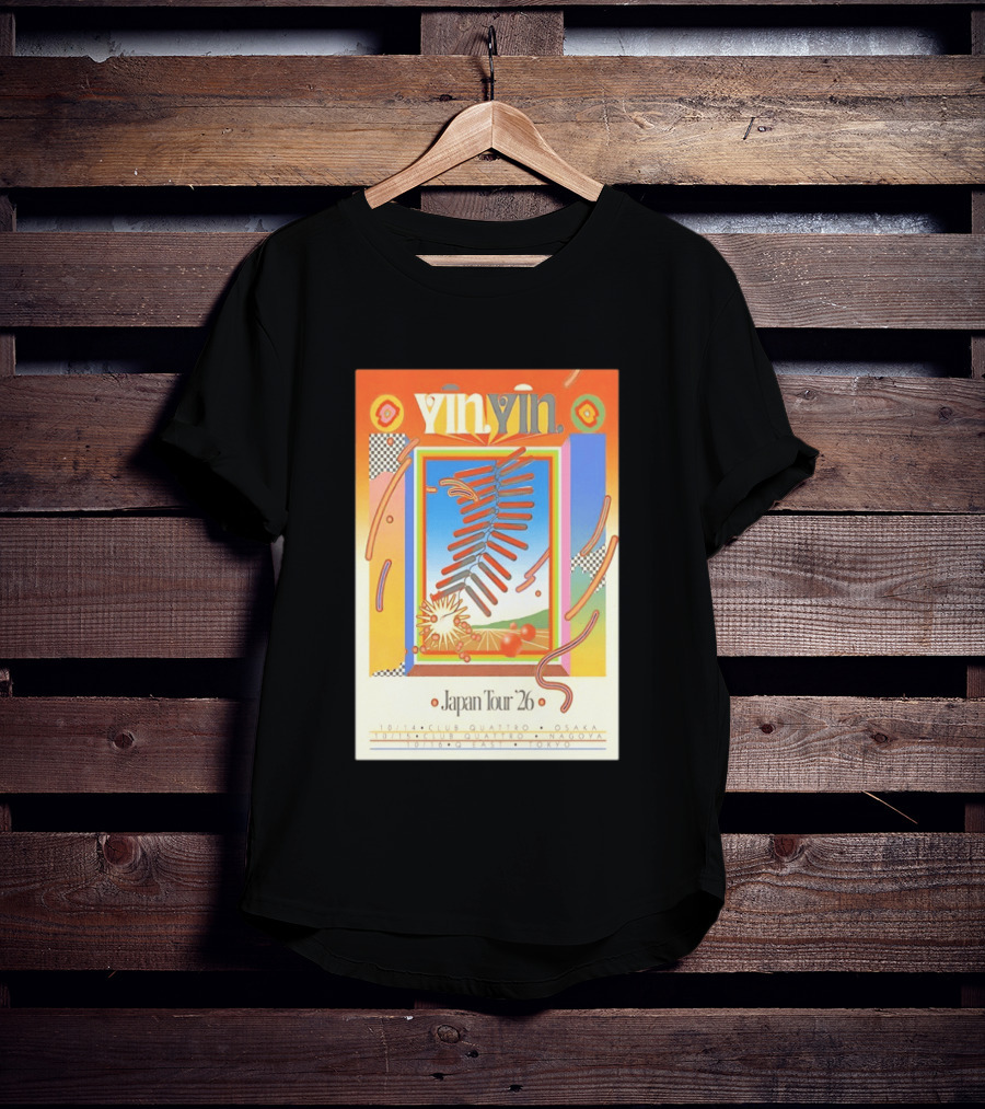 Yin Yin Japan Tour 26 Club Quattro Osaka Nagoya Q East Tokyo T-Shirt