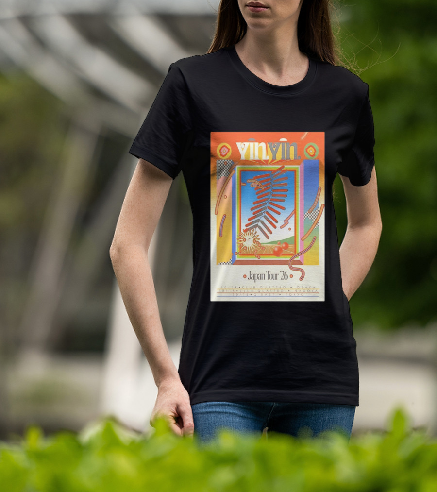 Yin Yin Japan Tour 26 Club Quattro Osaka Nagoya Q East Tokyo T-Shirt