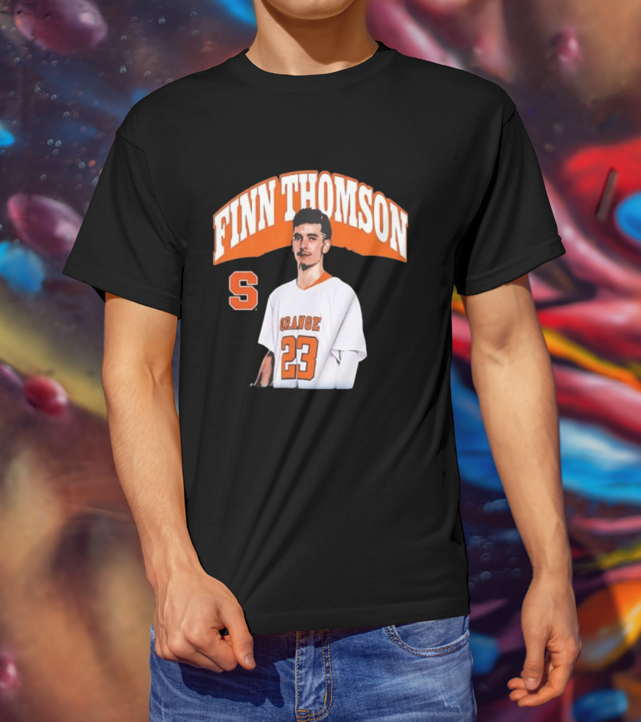 Syracuse Orange Lacrosse Finn Thomson Number 23 T-Shirt