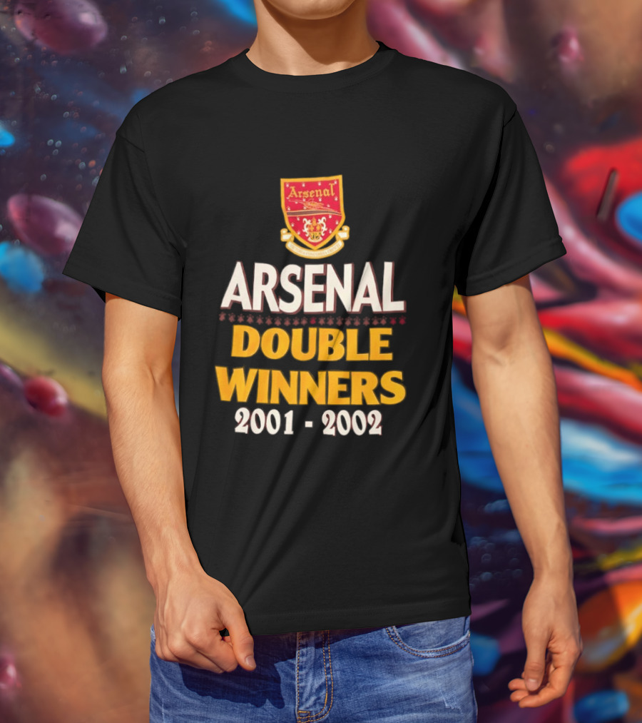 Arsenal Double Winners 2001 2002 T-Shirt