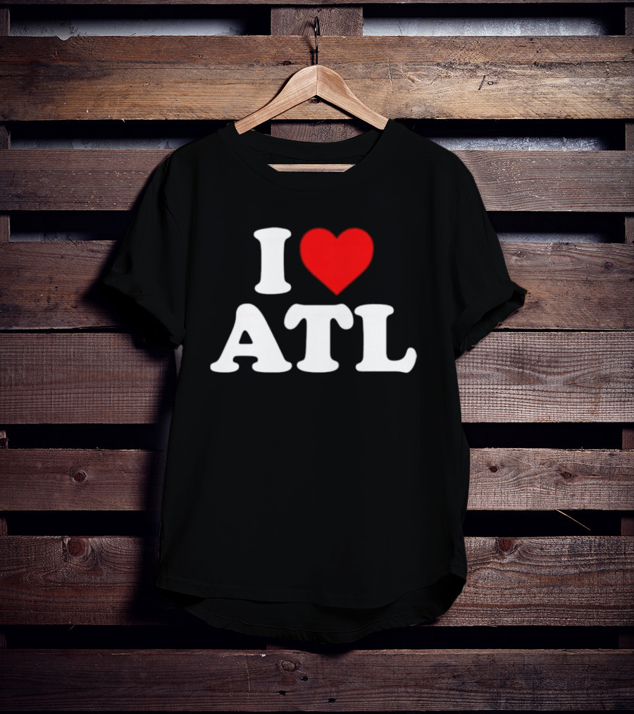 Atlanta Braves I Heart ATL Baseball Team T-Shirt