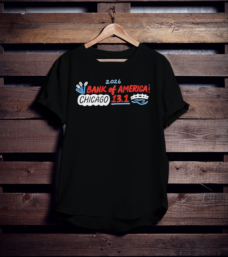 2026 Bank Of America Chicago 13.1 Bridge Cat Tails Athletic T-Shirt