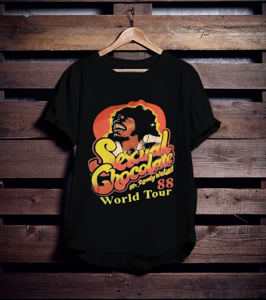 Sexual Chocolate Mr Randy Watson 88 World Tour Eddie Murphy Coming To America T-Shirt