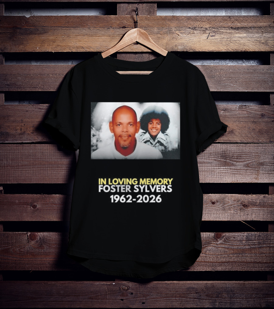 In Loving Memory Foster Sylvers 1962 2026 Memorial Photo T-Shirt