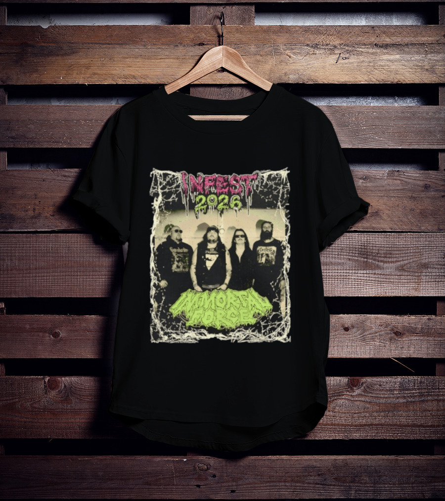 Infest 2026 Death Metal Canada Immortal Force Band T-Shirt