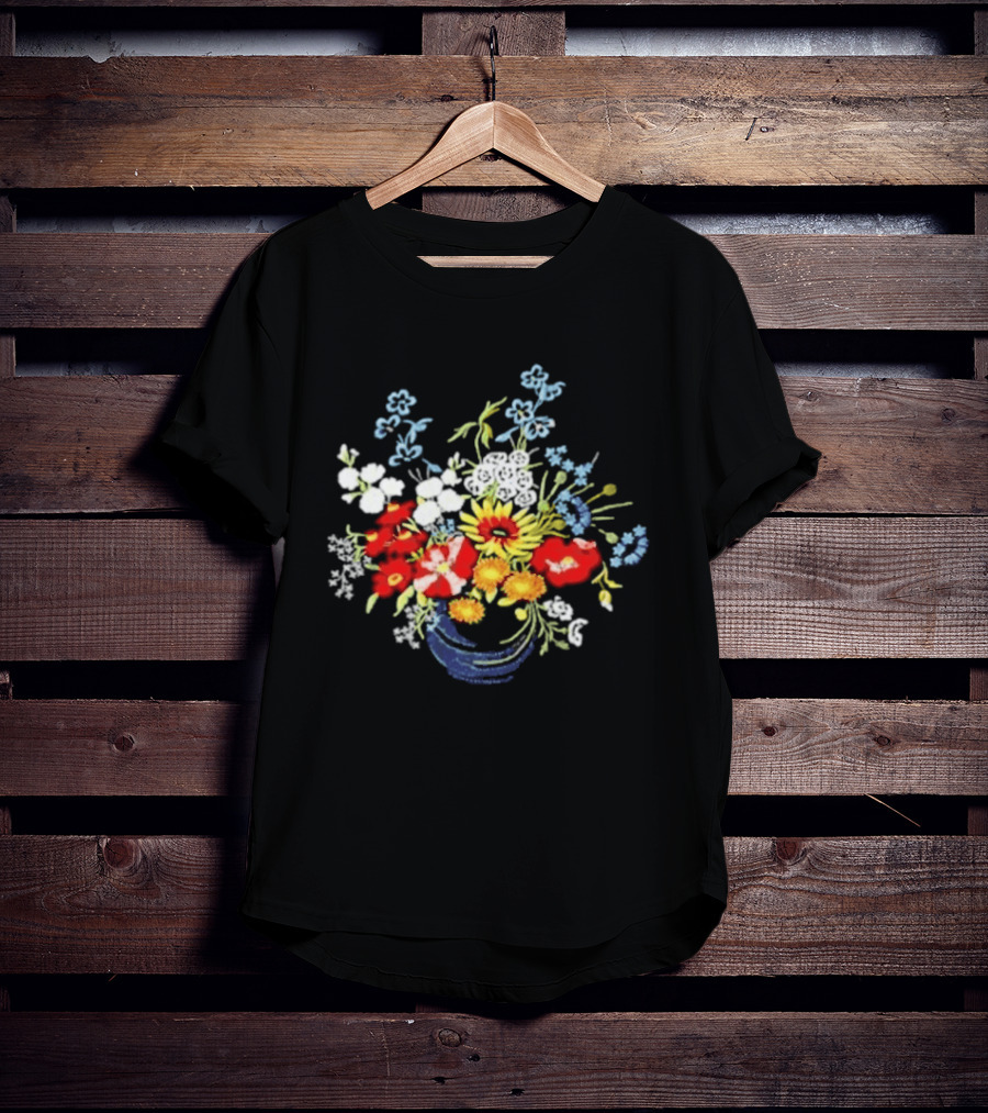 Paige Bueckers Embroidered Floral OKC T-Shirt