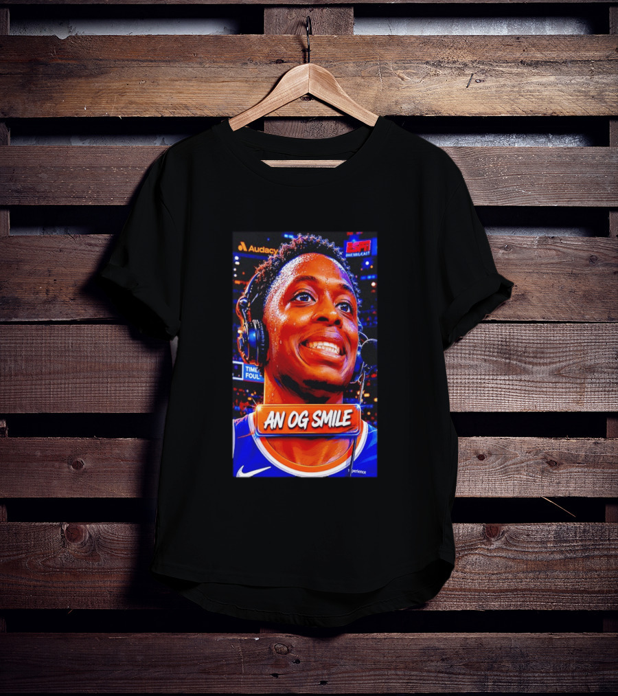 OG Anunoby New York Knicks An OG Smile ESPN NBA Broadcast Experience T-Shirt