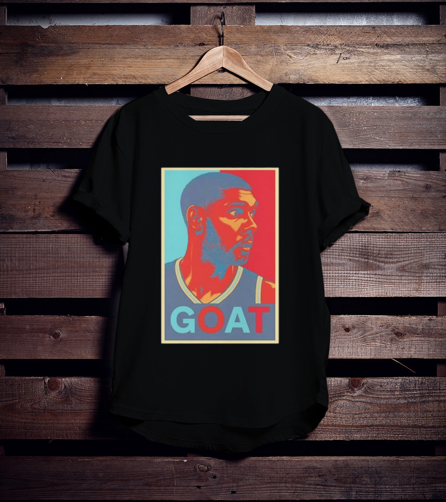 GOAT Tim Duncan San Antonio Spurs T-Shirt