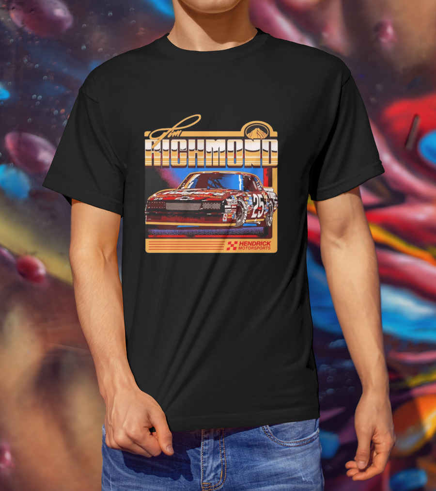 Tim Richmond 25 Chevrolet Hendrick Motorsports Racing NASCAR Folgers T-Shirt