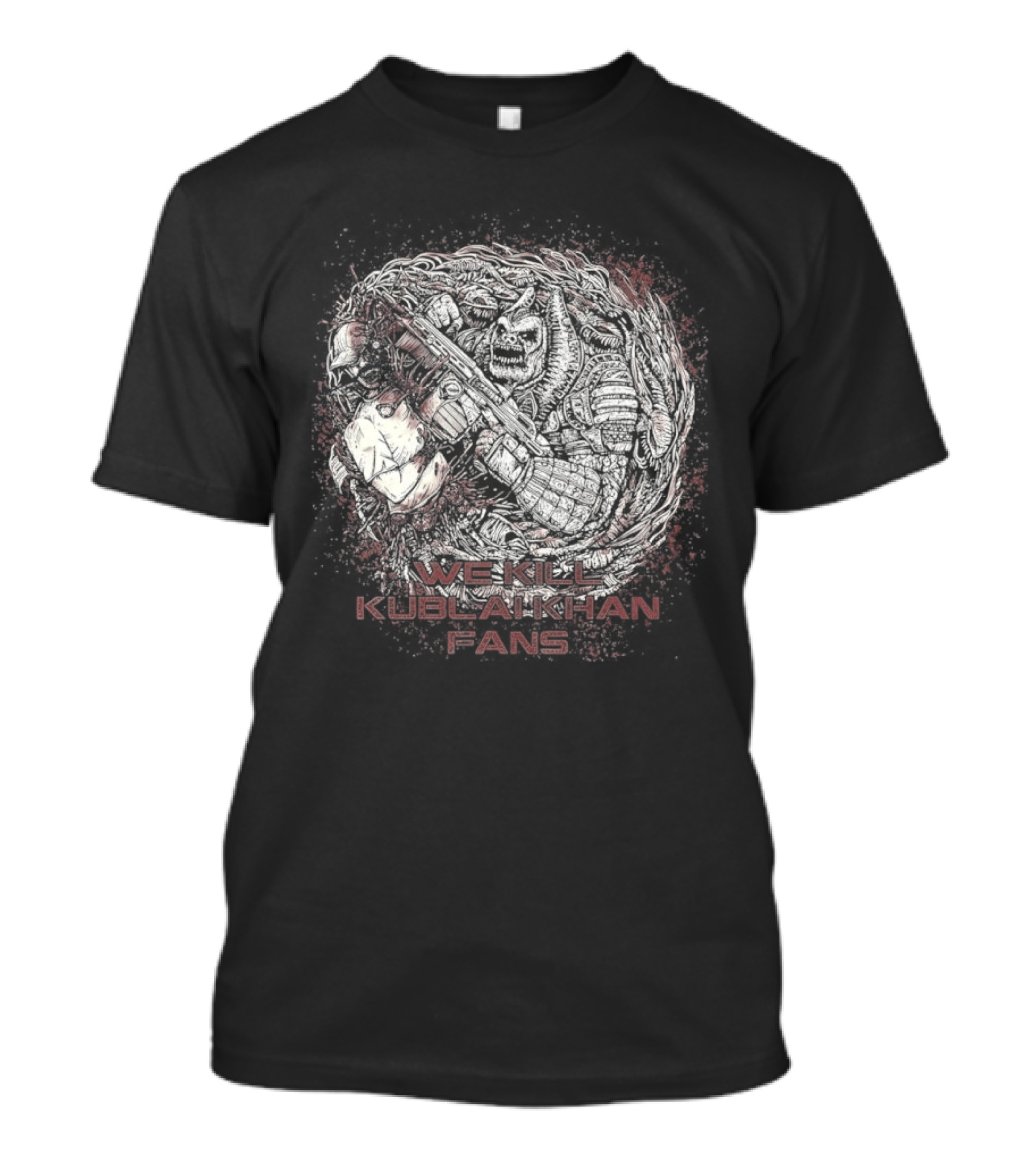 We Kill Kublai Khan Fans Viscera Crown T-Shirt