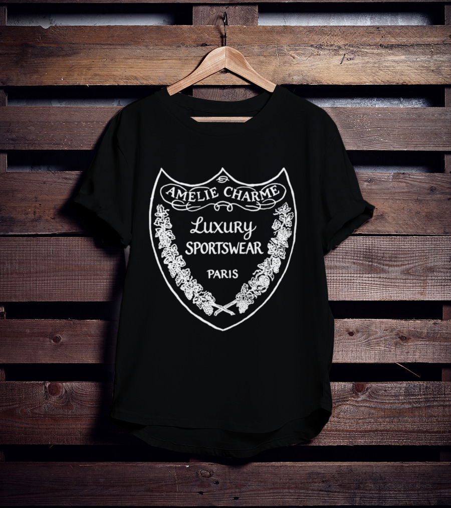 Amelie Charme Luxury Sportswear Paris Elegance T-Shirt