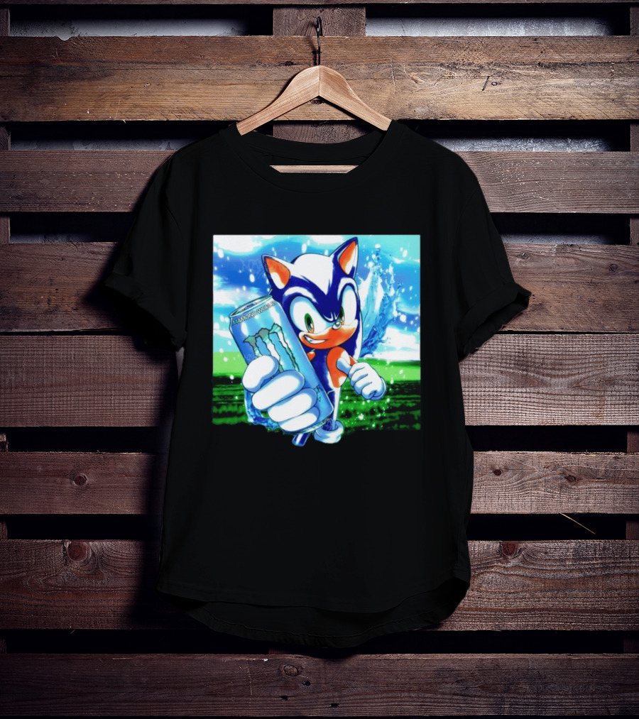 Mamono World Hedgehog Monster Energy T-Shirt