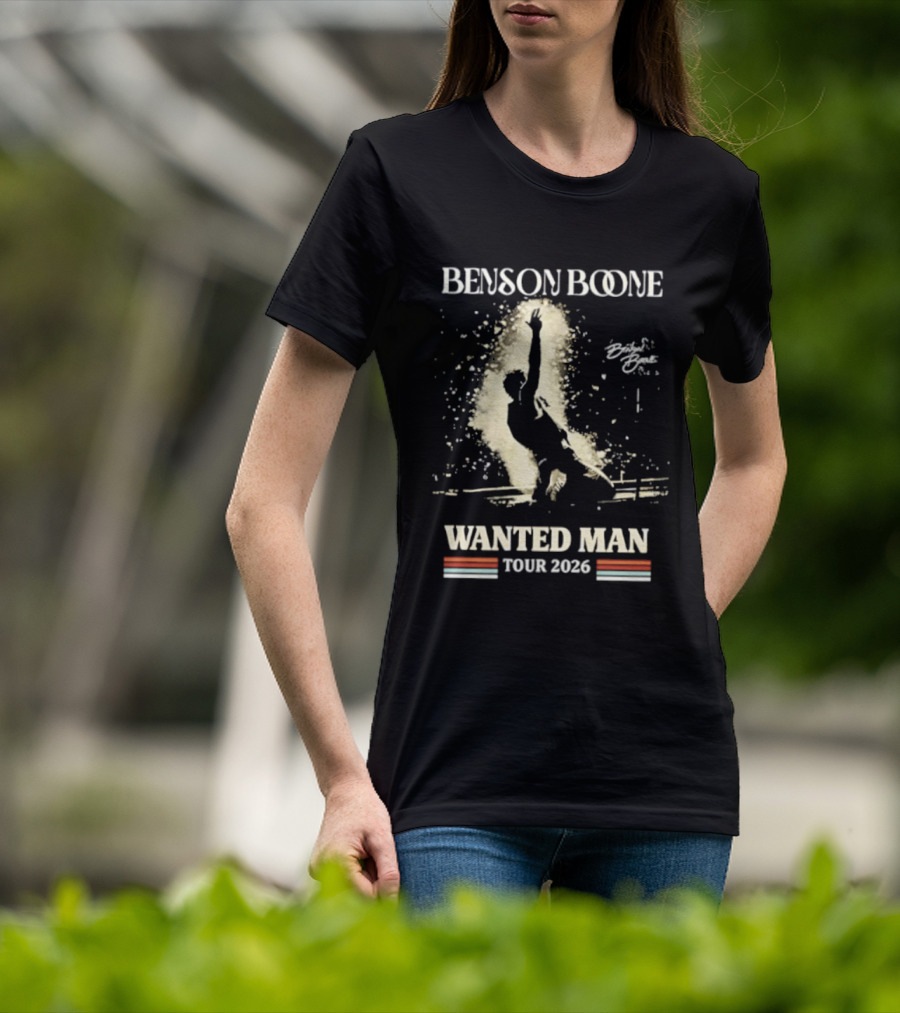 Benson Boone Wanted Man Tour 2026 T-Shirt