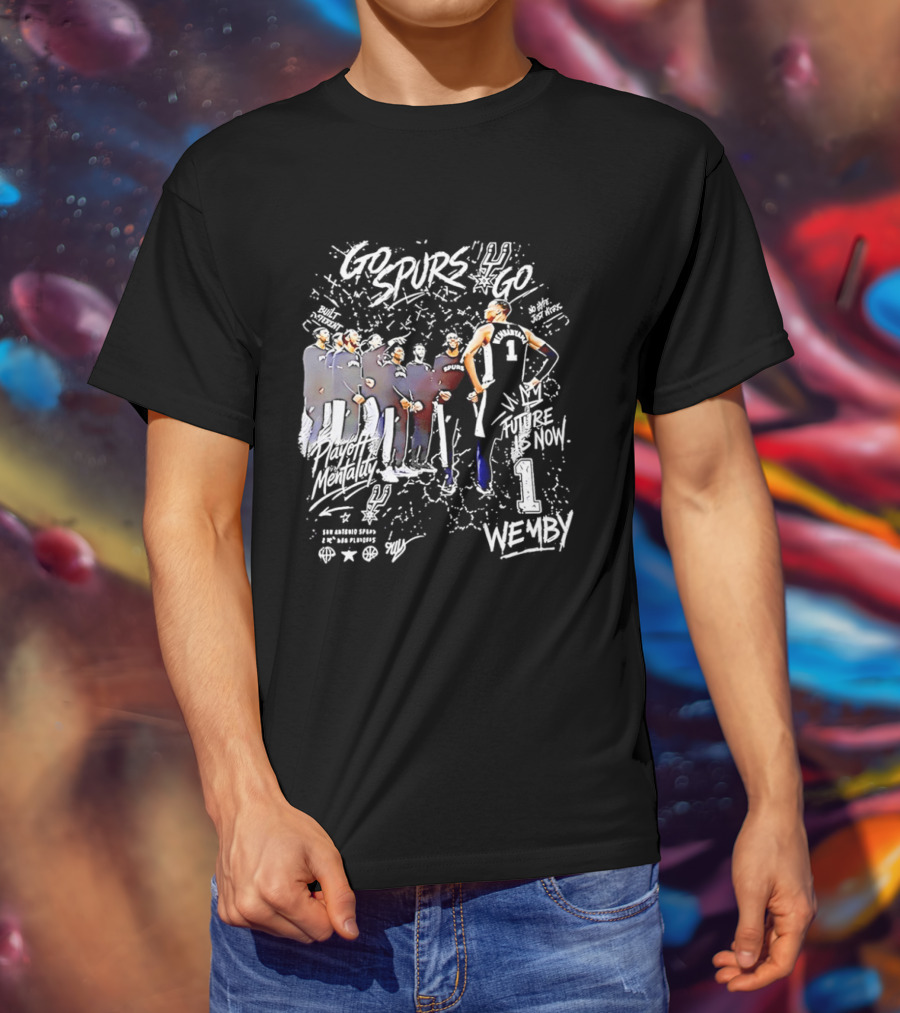 Spurs Built Different No Hype Just Work Future Is Now Wembanyama Wemby T-Shirt