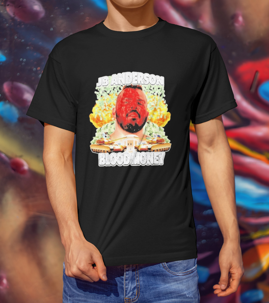 JB Anderson Bloodmoney 90s Bootleg Explosion Cash Tanks T-Shirt