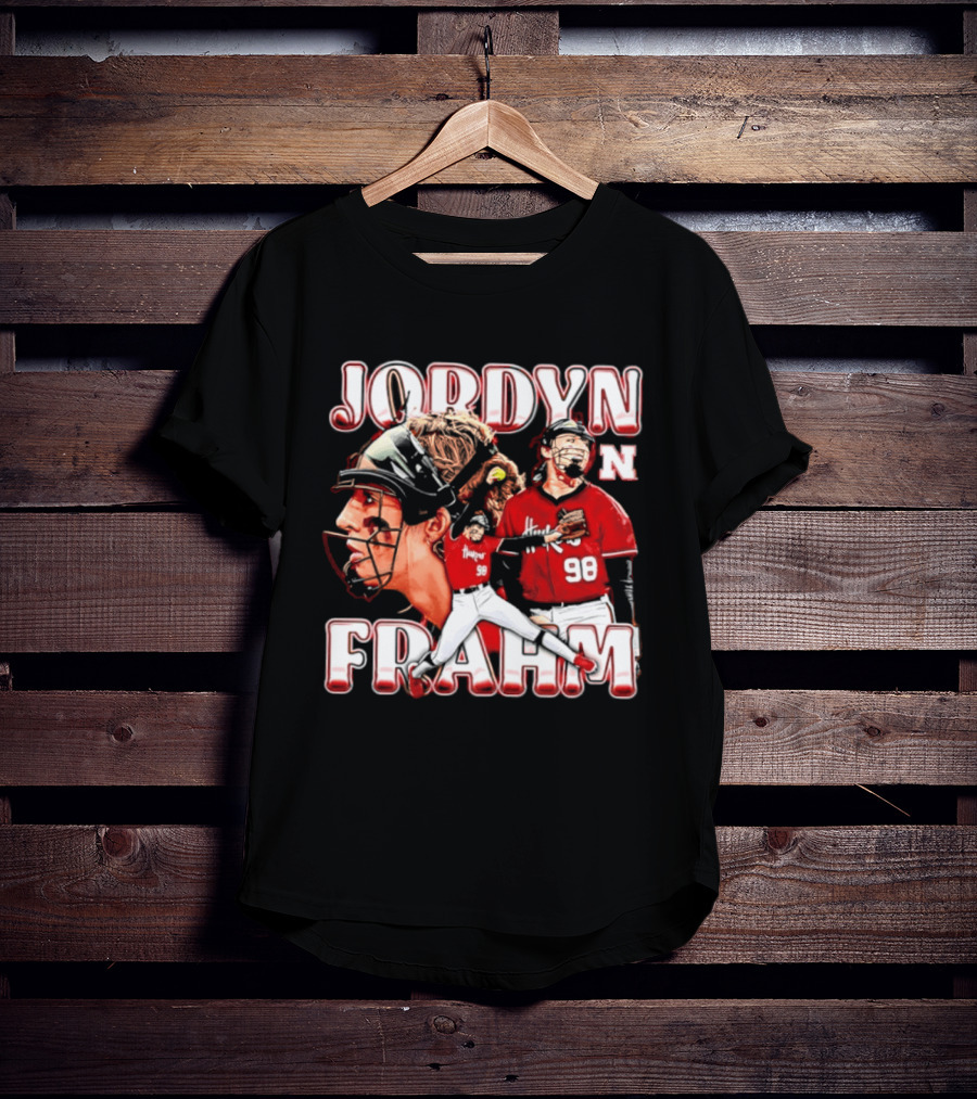 Jordyn Frahm Nebraska Softball NCAA Collage 98 T-Shirt