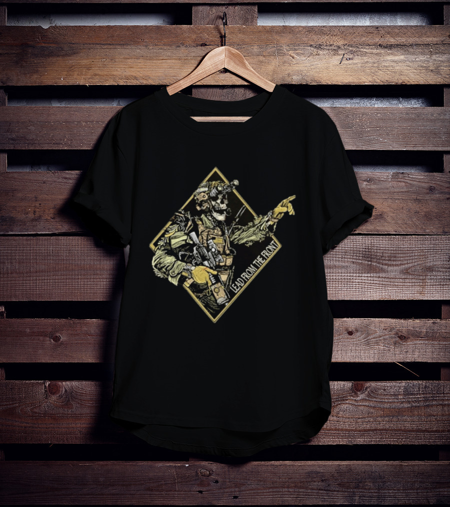 Lead From The Front Tactical Warrior Skeleton T-Shirt