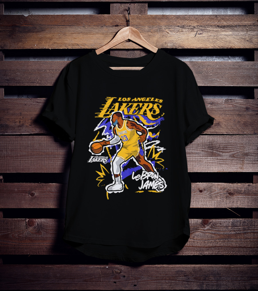 LeBron James Los Angeles Lakers Basketball T-Shirt