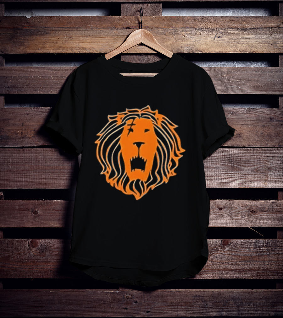 Lion Pride Seven Deadly Sins Rugged Roaring Face T-Shirt