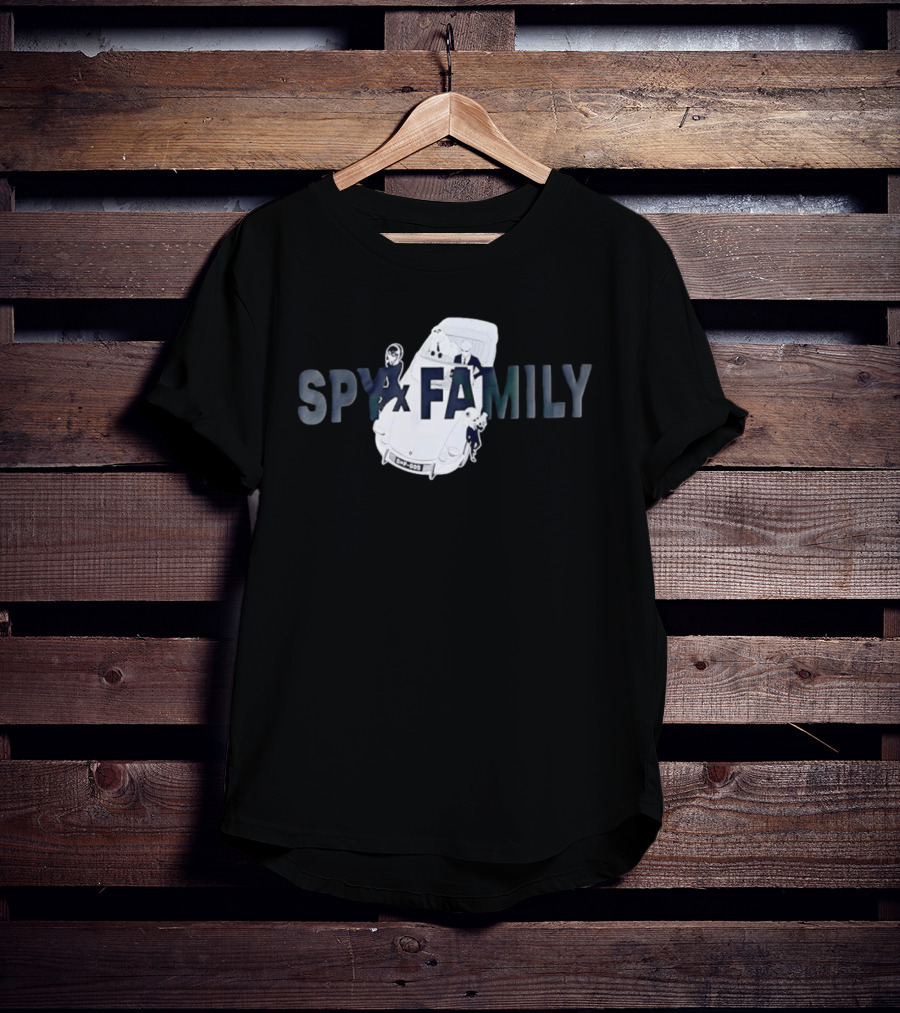 SPY X FAMILY Loid Yor Anya Bond Car Adventure T-Shirt