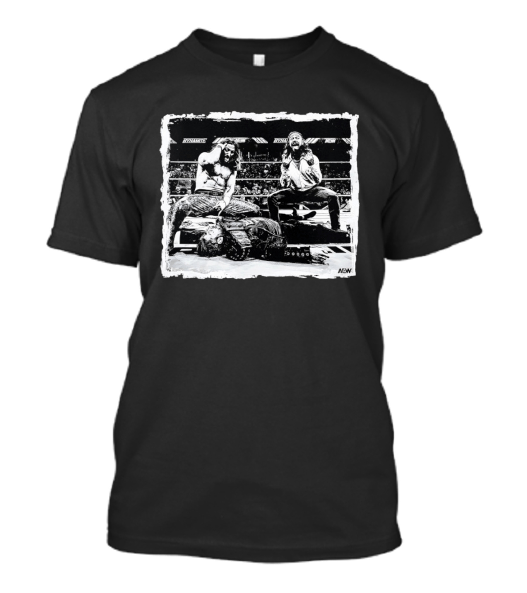 Matt Jackson Nick Jackson Kenny Omega AEW Dynamite Wrestling Moment T-Shirt