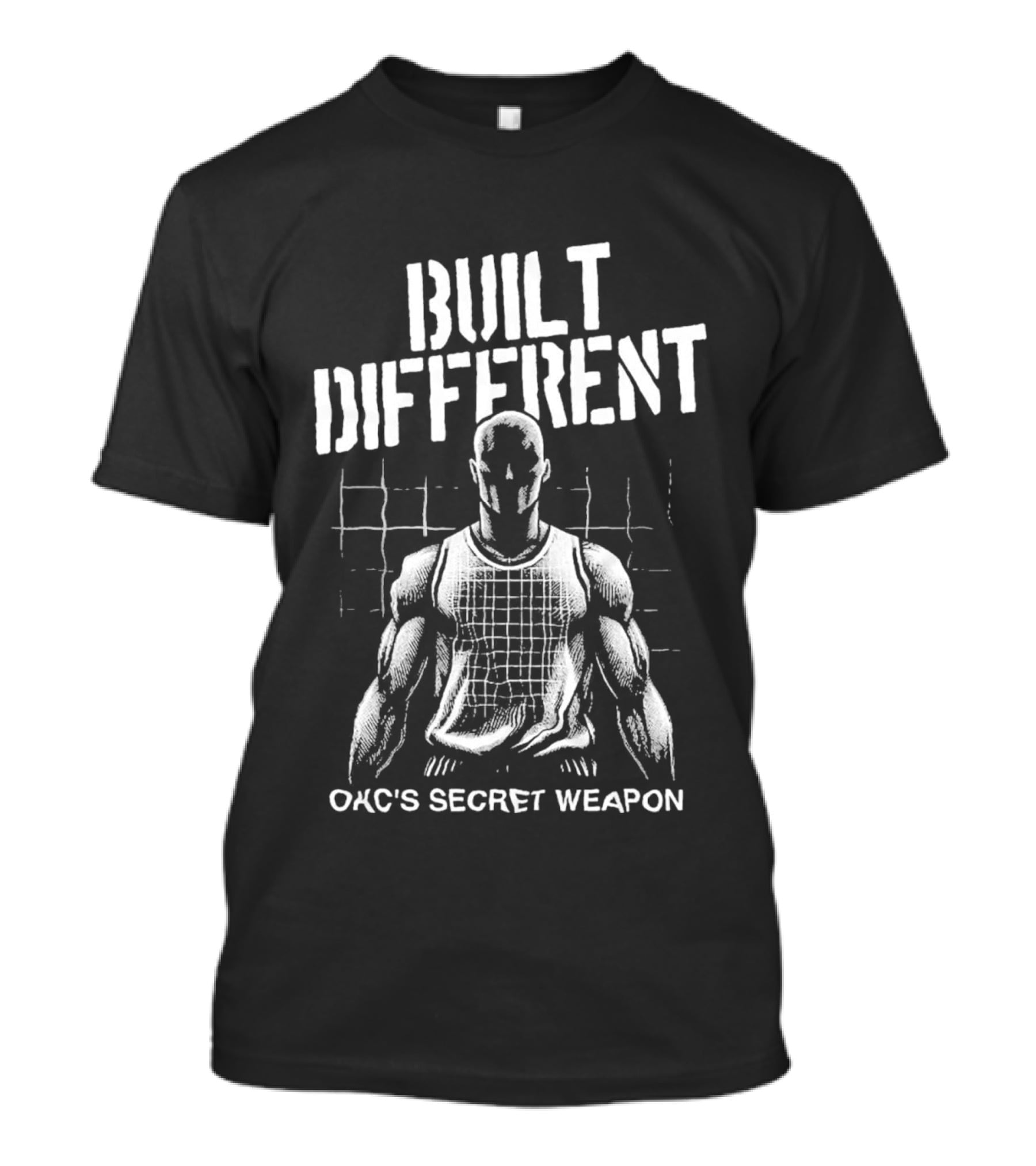 Built Different OKC's Secret Weapon Basketball T-Shirt