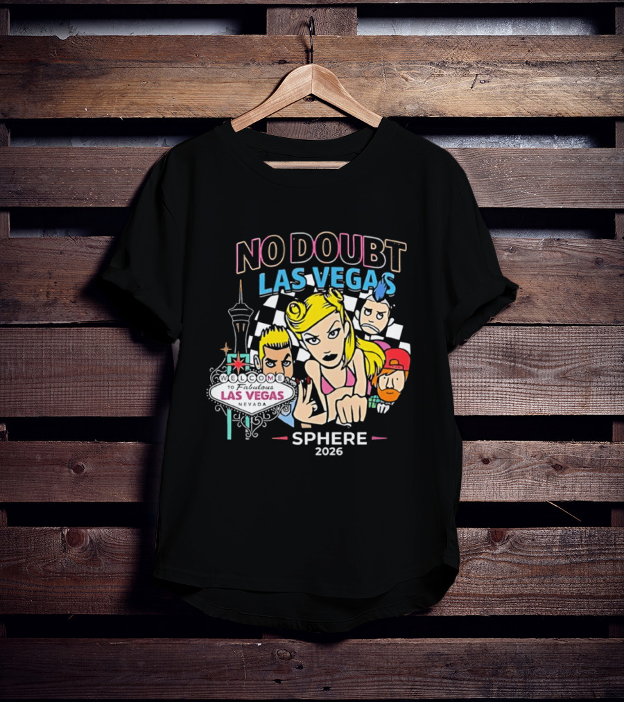 No Doubt Las Vegas Sphere 2026 Concert Merchandise T-Shirt