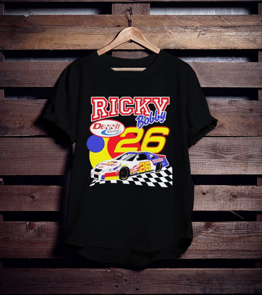 Ricky Bobby Dennit Racing 26 Wonder Talladega Nights Car T-Shirt