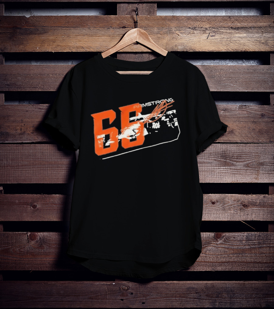 Armstrong 66 Racing Number With Dynamic Speed Lines T-Shirt