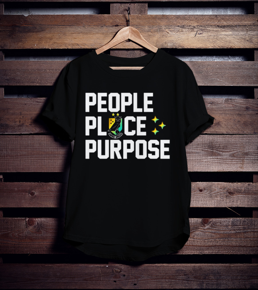 People Place Purpose LGBTQ Pride Month Rainbow Stars T-Shirt