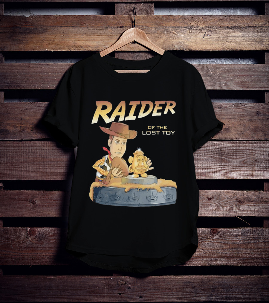 Raiders Toy Story Woody Mr Potato Head Lost Toy T-Shirt