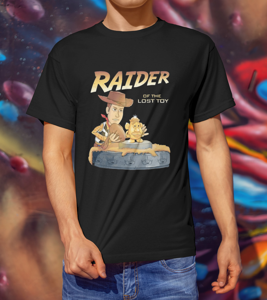 Raiders Toy Story Woody Mr Potato Head Lost Toy T-Shirt