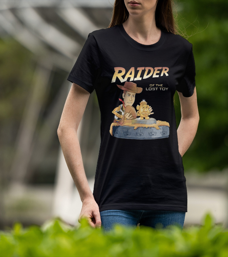 Raiders Toy Story Woody Mr Potato Head Lost Toy T-Shirt