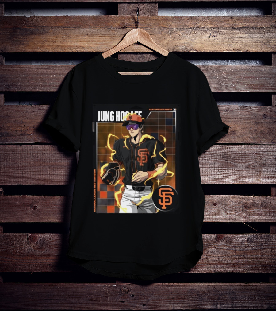Jung Hoo Lee San Francisco Giants National League West Division Super Saiyan T-Shirt