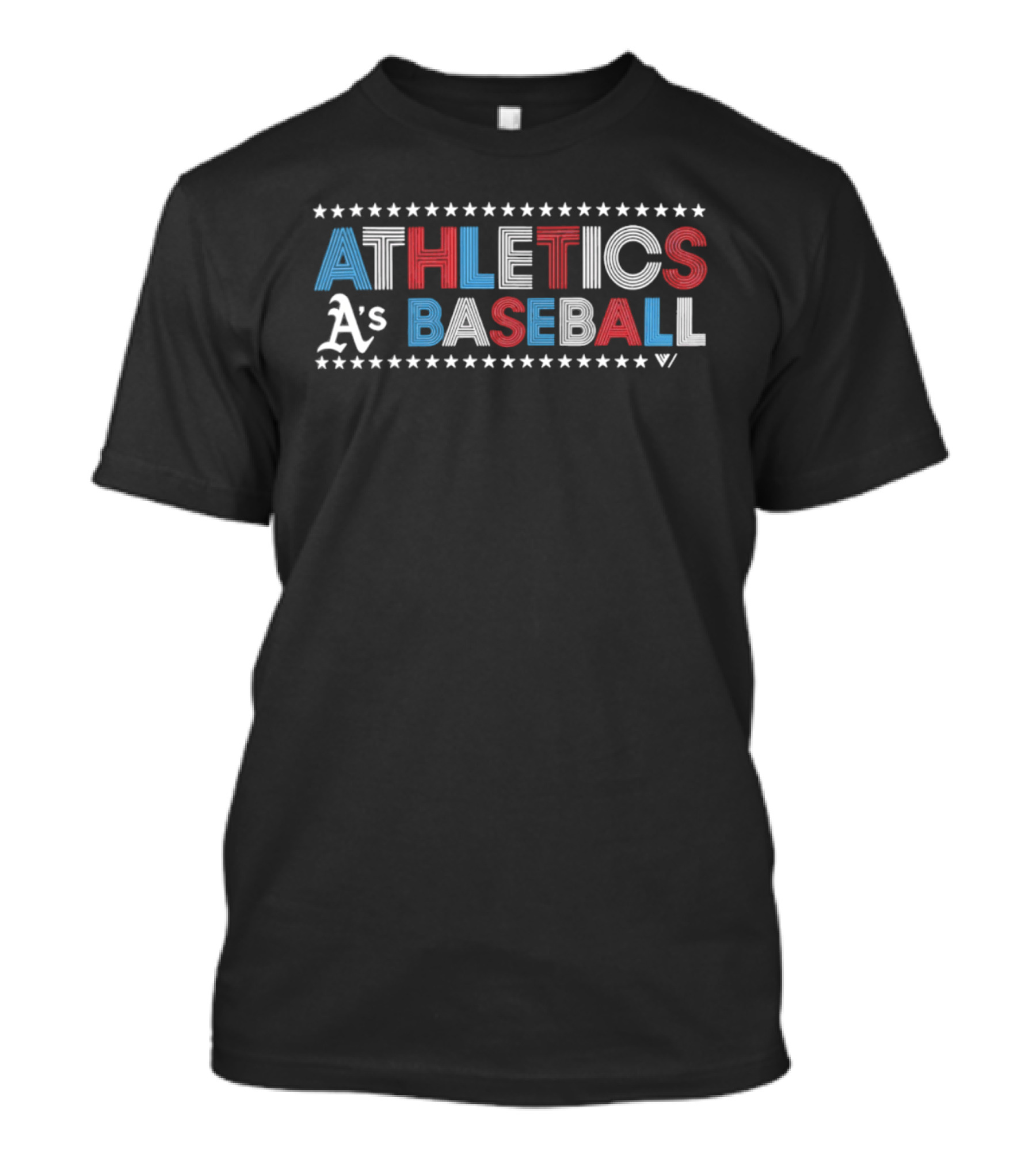 Athletics A's Baseball Star Spangled Independence Day T-Shirt