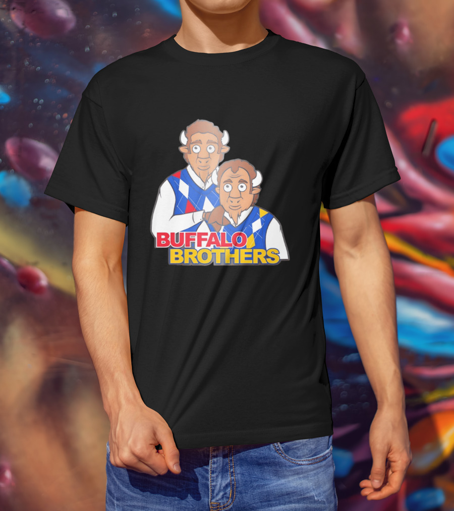 Buffalo Brothers Buffalo Bills Football 2026 Cartoon T-Shirt